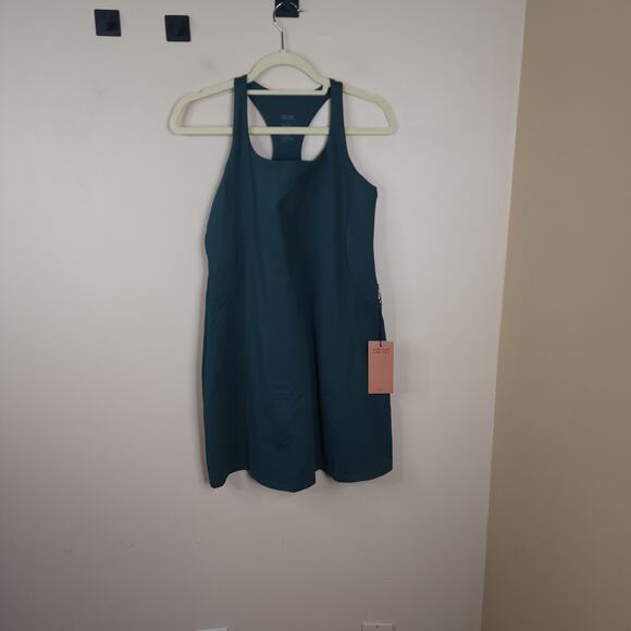 Girlfriend Collective Paloma Dress in Green Size XL - Picture 1 of 9